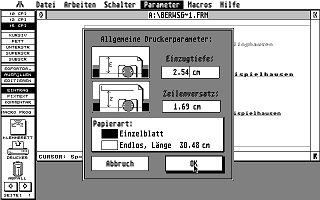 Formular atari screenshot